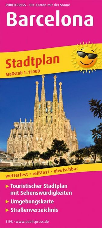 Produktbild: Publicpress Stadtplan Barcelona 1:11.000