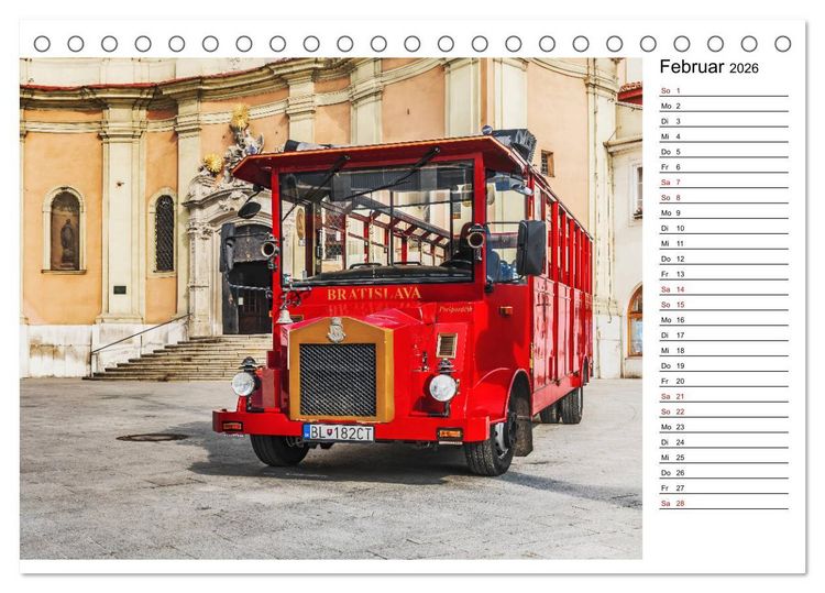 Produktbild: Ein Wochenende in Bratislava (Tischkalender 2026 DIN A5 quer), CALVENDO Monatskalender