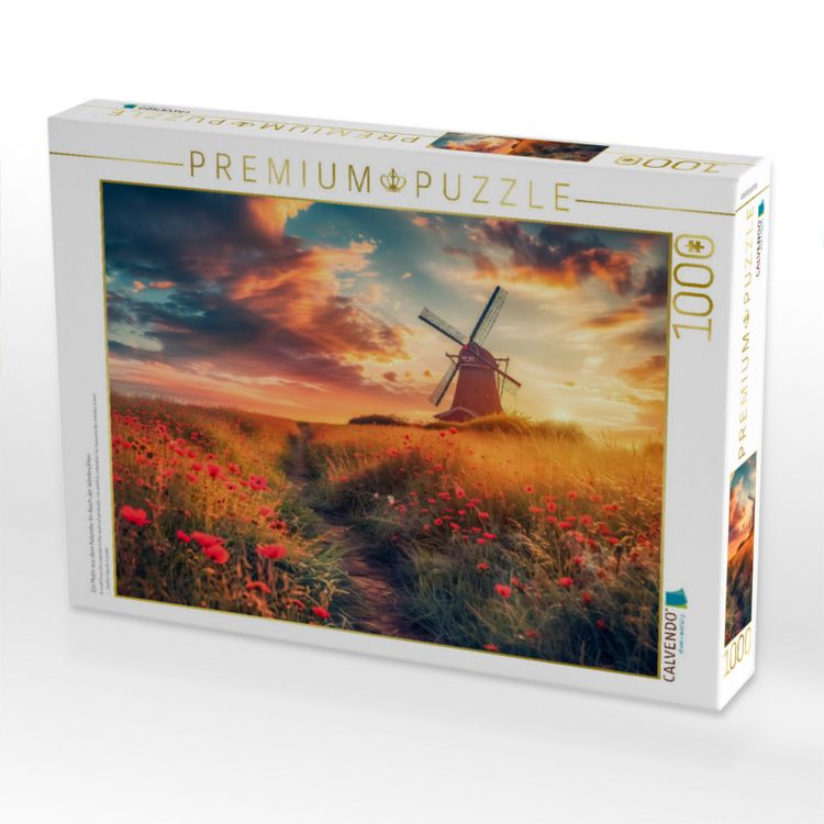 Produktbild: CALVENDO Puzzle Ein Motiv aus dem Kalender Im Reich der Windm&uuml;hlen | 1000 Teile Lege-Gr&ouml;&szlig;e 64x48cm Foto-Puzzle f&uuml;r gl&uuml;ckliche Stunden