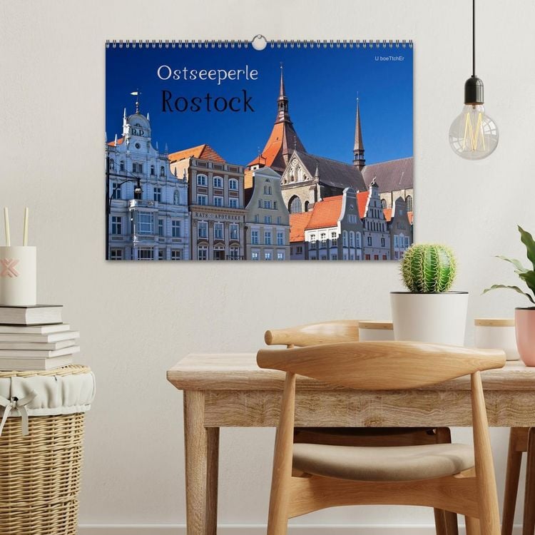 Produktbild: Ostseeperle Rostock (Wandkalender 2026 DIN A3 quer), CALVENDO Monatskalender