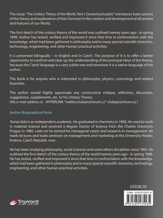 Produktbild: The Unitary Theory of the World