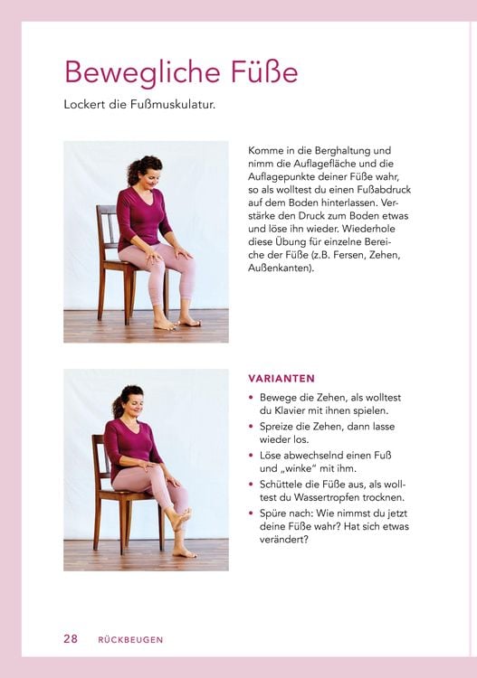 Yoga auf dem Stuhl für Senioren