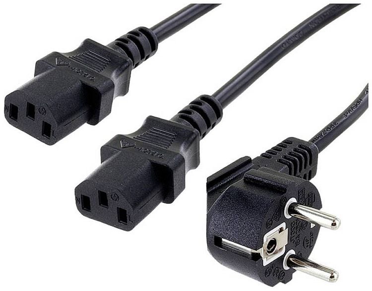 Produktbild: Econ connect NKY2SW Kaltger&auml;te Anschlusskabel 2m