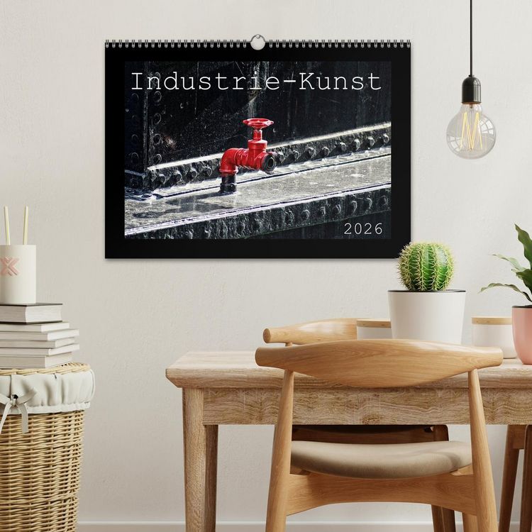 Produktbild: Industrie-Kunst 2026 (Wandkalender 2026 DIN A3 quer), CALVENDO Monatskalender