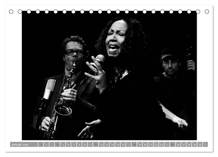 Produktbild: Jazz Ladies in der alten Schmiede (Tischkalender 2026 DIN A5 quer), CALVENDO Monatskalender