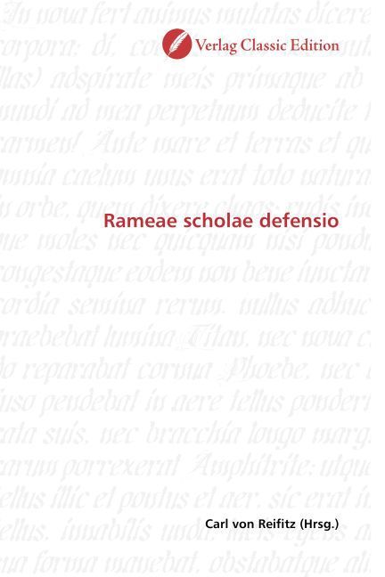 Produktbild: Rameae scholae defensio