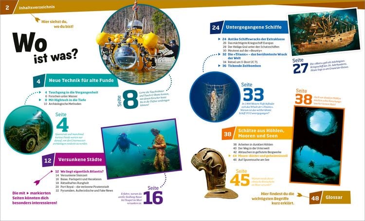Produktbild: WAS IST WAS Band 145 Versunkene Sch&auml;tze. Von Atlantis bis Titanic