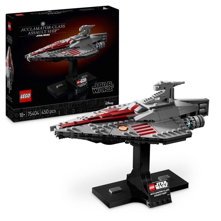 Bild vom Artikel LEGO Star Wars 75404 Assault Ship der Acclamator-Klasse, Geschenkidee vom Autor 
