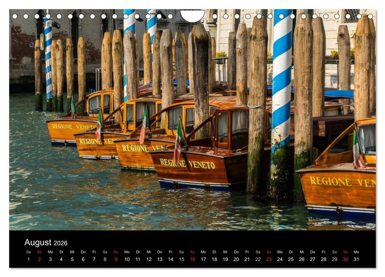 Produktbild: Venedig - la Serenissima (Wandkalender 2026 DIN A4 quer), CALVENDO Monatskalender