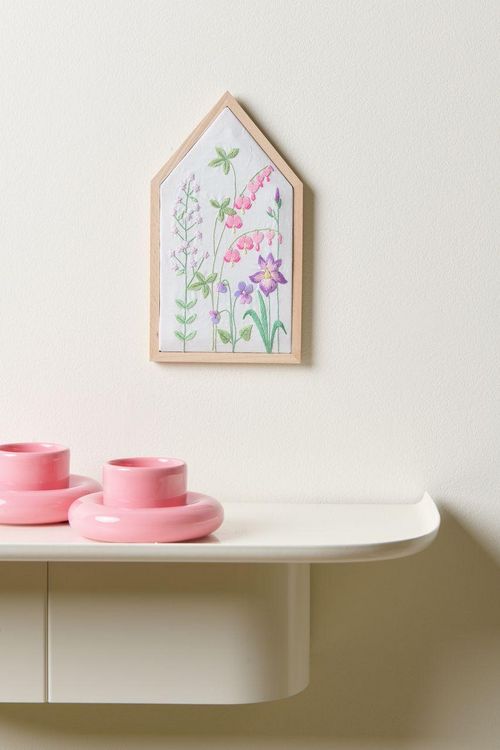 Produktbild: Stickpackung Vorgezeichnet, Fr&uuml;hlingswiese // Haus M, 12,5 x 22,5 cm