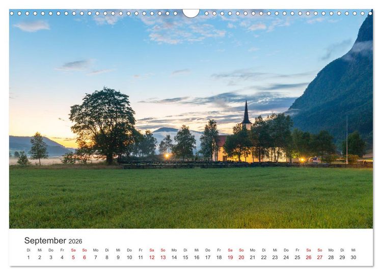 Produktbild: Norwegen in Bildern (Wandkalender 2026 DIN A3 quer), CALVENDO Monatskalender