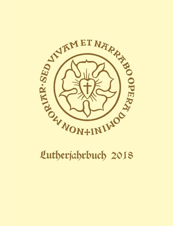 Produktbild: Lutherjahrbuch 85. Jahrgang 2018