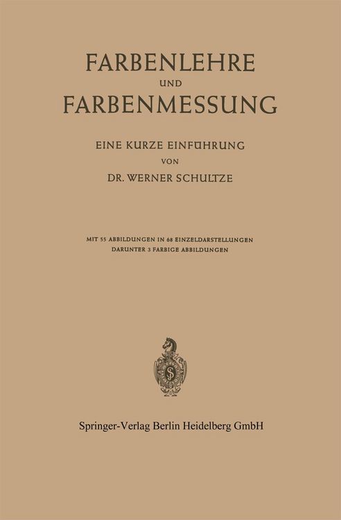 Produktbild: Farbenlehre und Farbenmessung