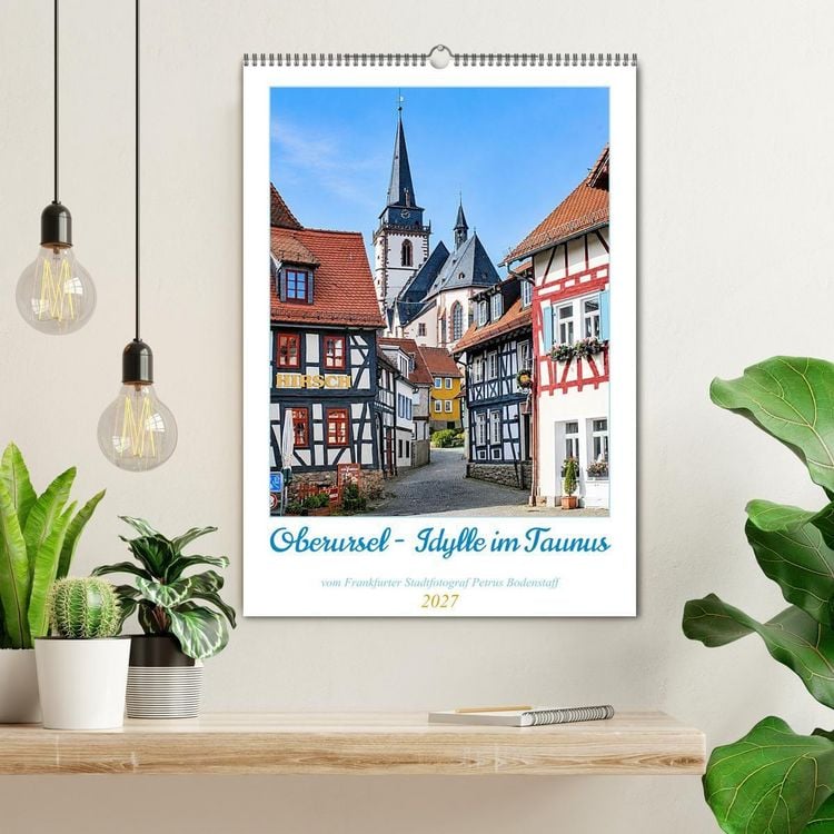 Produktbild: Oberursel - Idylle im Taunus (Wandkalender 2027 DIN A2 hoch), CALVENDO Monatskalender