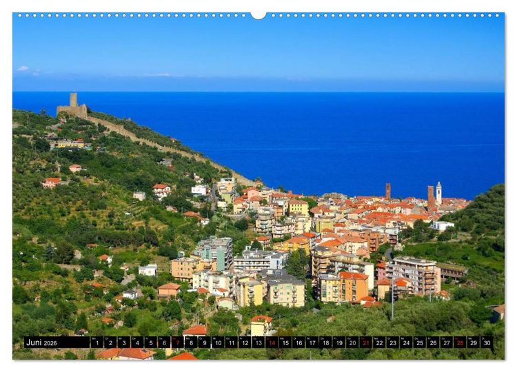 Produktbild: Riviera di Ponente (hochwertiger Premium Wandkalender 2026 DIN A2 quer), Kunstdruck in Hochglanz