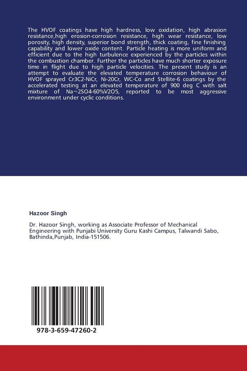 Produktbild: HVOF Coatings in Improving Resistance to Surface Degradation