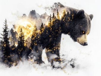 Produktbild: CALVENDO Puzzle B&auml;r | 1000 Teile Lege-Gr&ouml;&szlig;e 64x48cm Foto-Puzzle f&uuml;r gl&uuml;ckliche Stunden