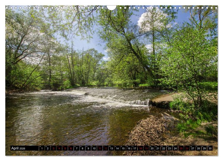 Produktbild: Fl&uuml;sse und Seen im Harz (Wandkalender 2026 DIN A3 quer), CALVENDO Monatskalender