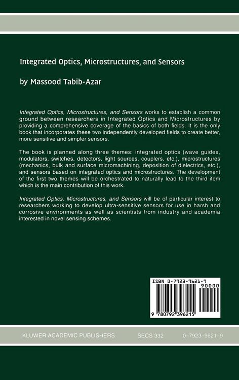 Produktbild: Integrated Optics, Microstructures, and Sensors