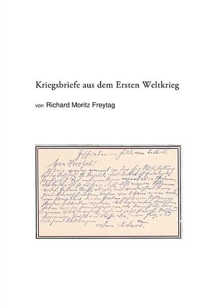 Produktbild: Kriegsbriefe aus dem Ersten Weltkrieg