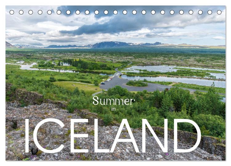 Produktbild: Summer in Iceland (Desk Calendar 2026 DIN A5 landscape), CALVENDO 12 Month DeskCalendar