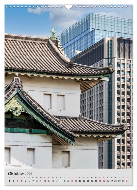 Produktbild: Tokio - Facetten einer Weltstadt (Wandkalender 2026 DIN A3 hoch), CALVENDO Monatskalender