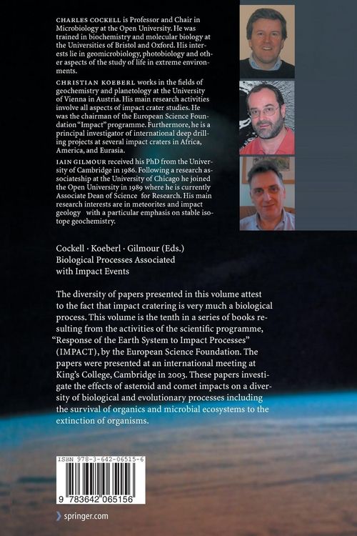 Produktbild: Biological Processes Associated with Impact Events