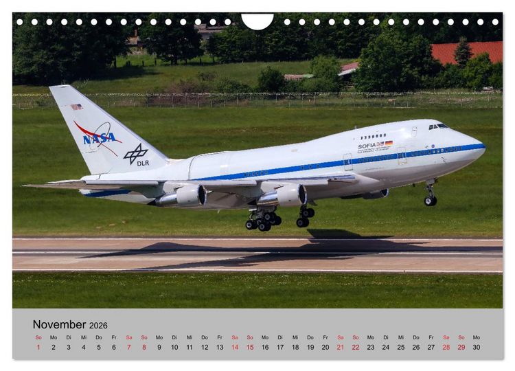 Produktbild: Welt der Flugzeuge - Faszination Luftfahrt 2026 (Wandkalender 2026 DIN A4 quer), CALVENDO Monatskalender
