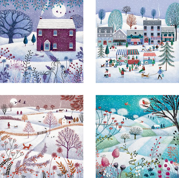 Produktbild: Mini-Adventskalender &ndash; Winterlandschaften