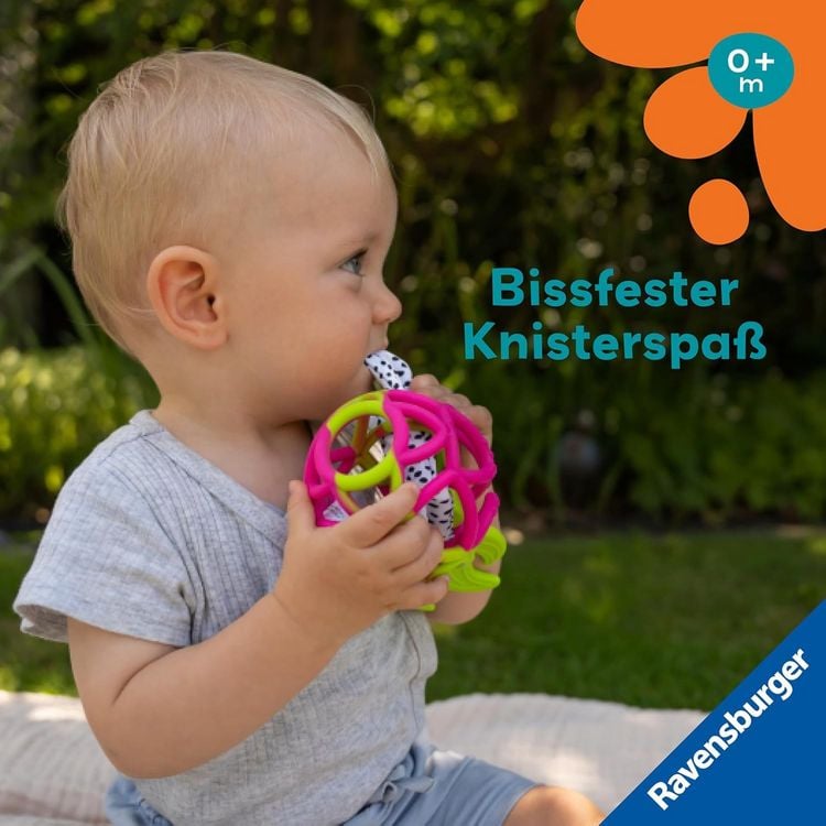 Produktbild: Play+ Sensorik-Greifling: Drachenfrucht - ab 0 Monate