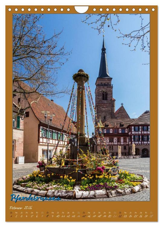 Produktbild: Goldschl&auml;gerstadt Schwabach (Wandkalender 2026 DIN A4 hoch), CALVENDO Monatskalender