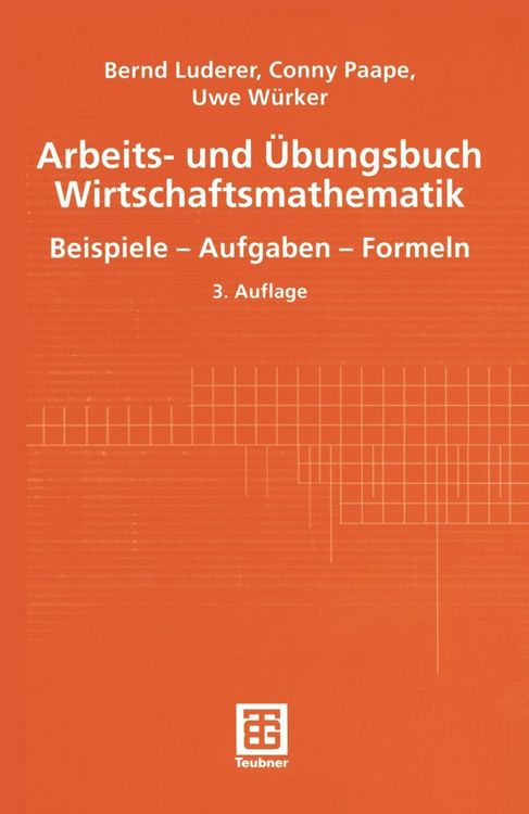 Produktbild: Arbeits- und &Uuml;bungsbuch Wirtschaftsmathematik