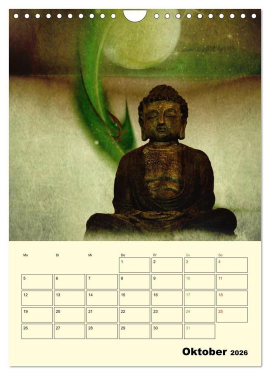 Produktbild: Buddhismus (Wandkalender 2026 DIN A4 hoch), CALVENDO Monatskalender