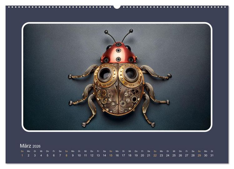 Produktbild: Roboterinsekten (Wandkalender 2026 DIN A2 quer), CALVENDO Monatskalender