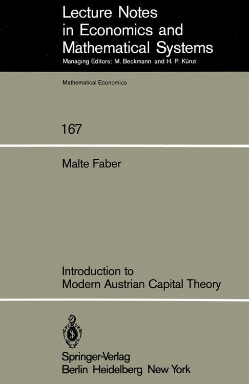 Produktbild: Introduction to Modern Austrian Capital Theory