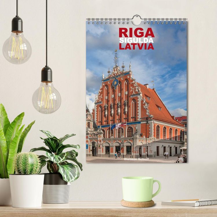 Produktbild: Riga Sigulda Latvia (Wall Calendar 2026 DIN A4 portrait), CALVENDO 12 Month Wall Calendar