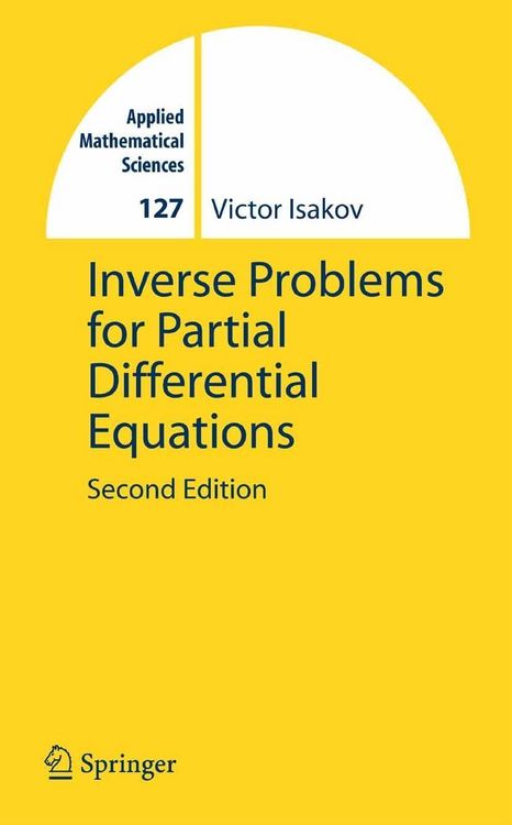Produktbild: Inverse Problems for Partial Differential Equations