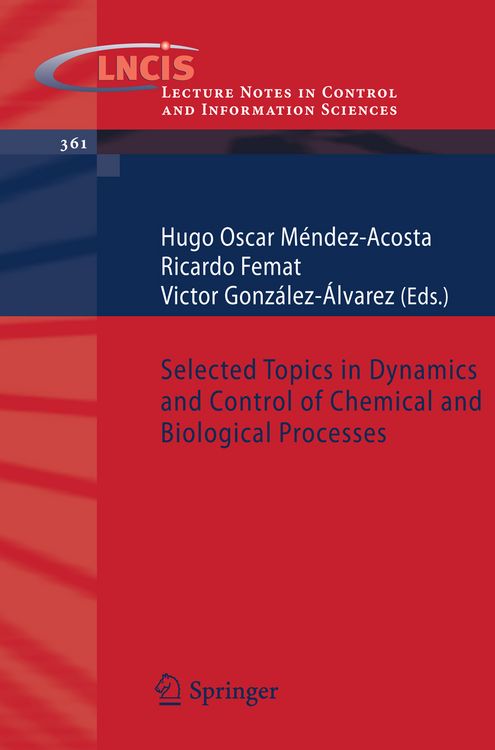 Produktbild: Selected Topics in Dynamics and Control of Chemical and Biological Processes