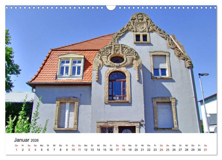 Produktbild: Wiesloch - Spaziergang durch die Altstadt (Wandkalender 2026 DIN A3 quer), CALVENDO Monatskalender
