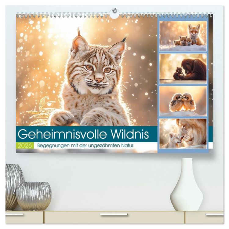 Produktbild: Geheimnisvolle Wildnis (hochwertiger Premium Wandkalender 2026 DIN A2 quer), Kunstdruck in Hochglanz