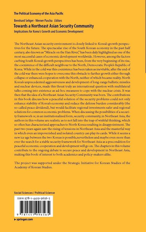 Produktbild: Towards a Northeast Asian Security Community