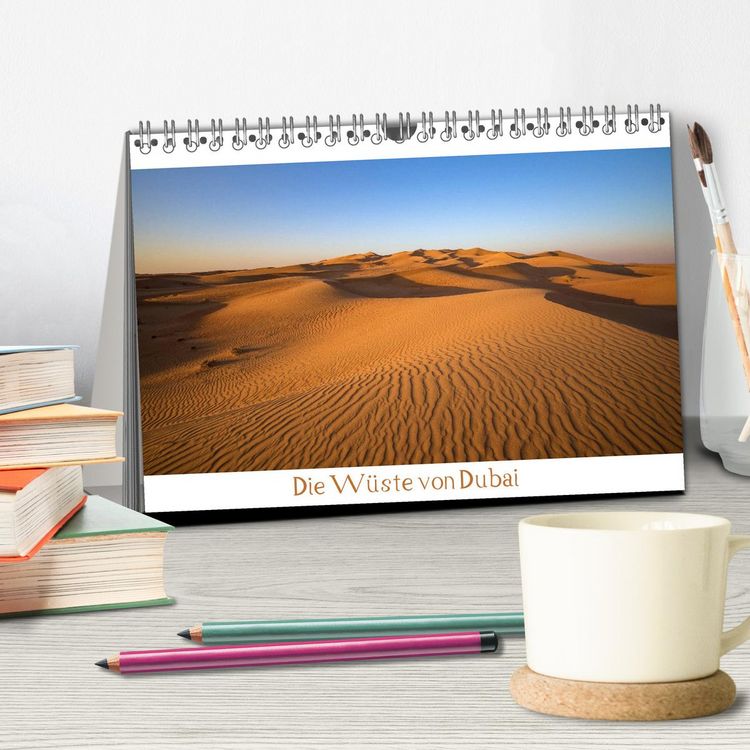 Produktbild: Die W&uuml;ste von Dubai (Tischkalender 2026 DIN A5 quer), CALVENDO Monatskalender
