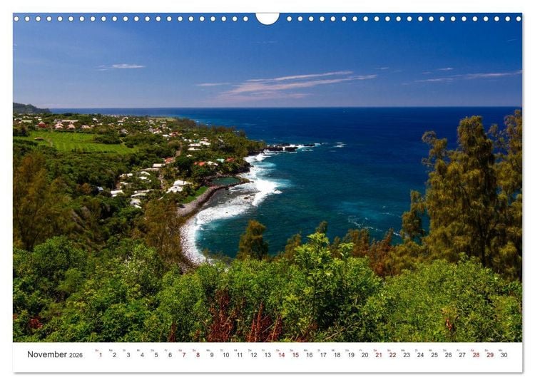 Produktbild: &Icirc;le de la R&eacute;union - Das franz&ouml;sische Paradies im Indischen Ozean (Wandkalender 2026 DIN A3 quer), CALVENDO Monatskalender
