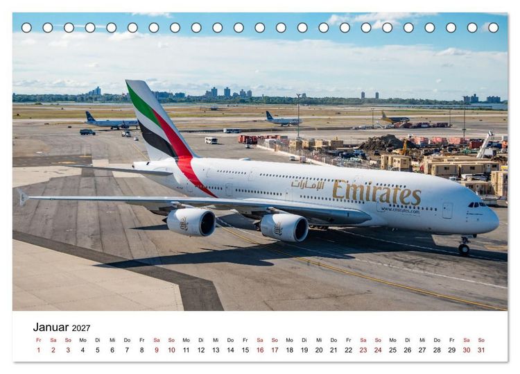 Produktbild: Die Faszination der Quadjets (Tischkalender 2027 DIN A5 quer), CALVENDO Monatskalender