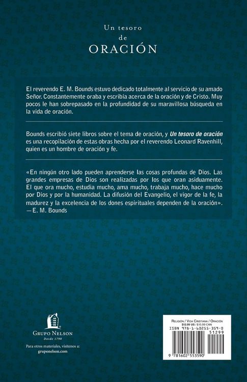 Produktbild: Un Tesoro de Oracion = A Treasury of Prayer = A Treasury of Prayer