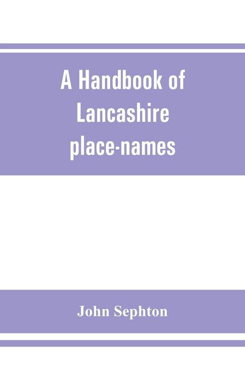 Produktbild: A handbook of Lancashire place-names