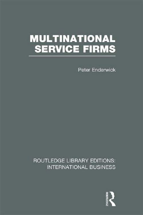 Produktbild: Multinational Service Firms (RLE International Business)