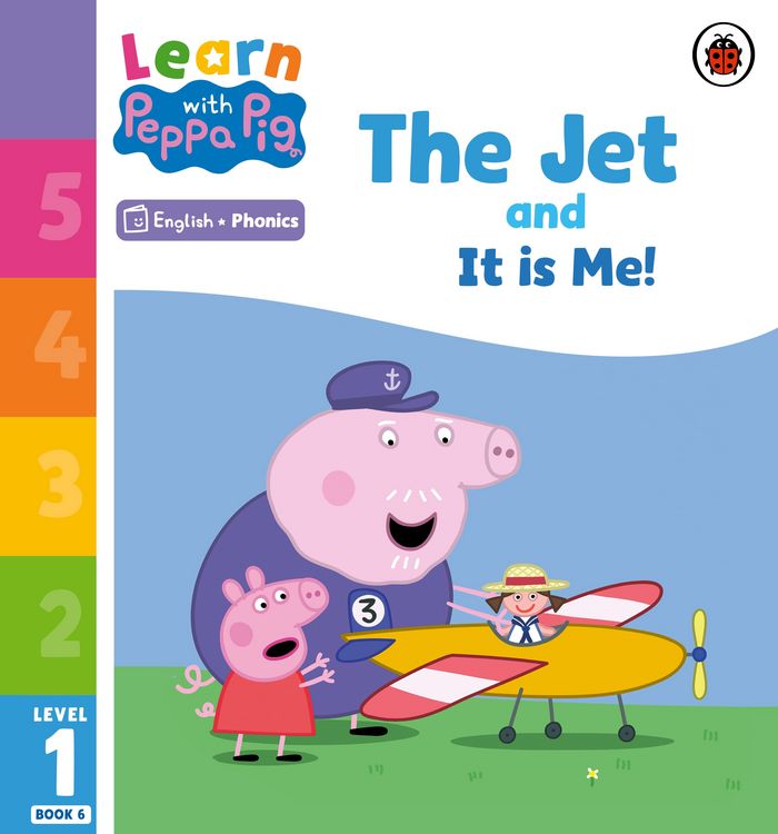Produktbild: Learn with Peppa Phonics Level 1 Book 6 - The Jet and It is Me! (Phonics Reader)