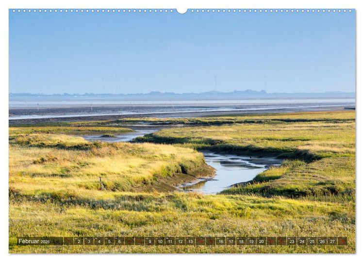 Produktbild: Ostfriesische Inseln - Borkum, Norderney, Juist, Baltrum, Langeoog, Spiekeroog, Wangerooge (hochwertiger Premium Wandkalender 2026 DIN A2 quer), Kunstdruck in Hochglanz