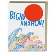 Produktbild: Lisa Congdon Begin Anyhow Card